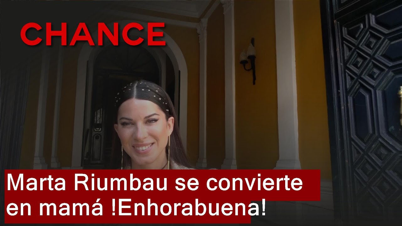 Marta Riumbau se convierte en mamá !Enhorabuena!