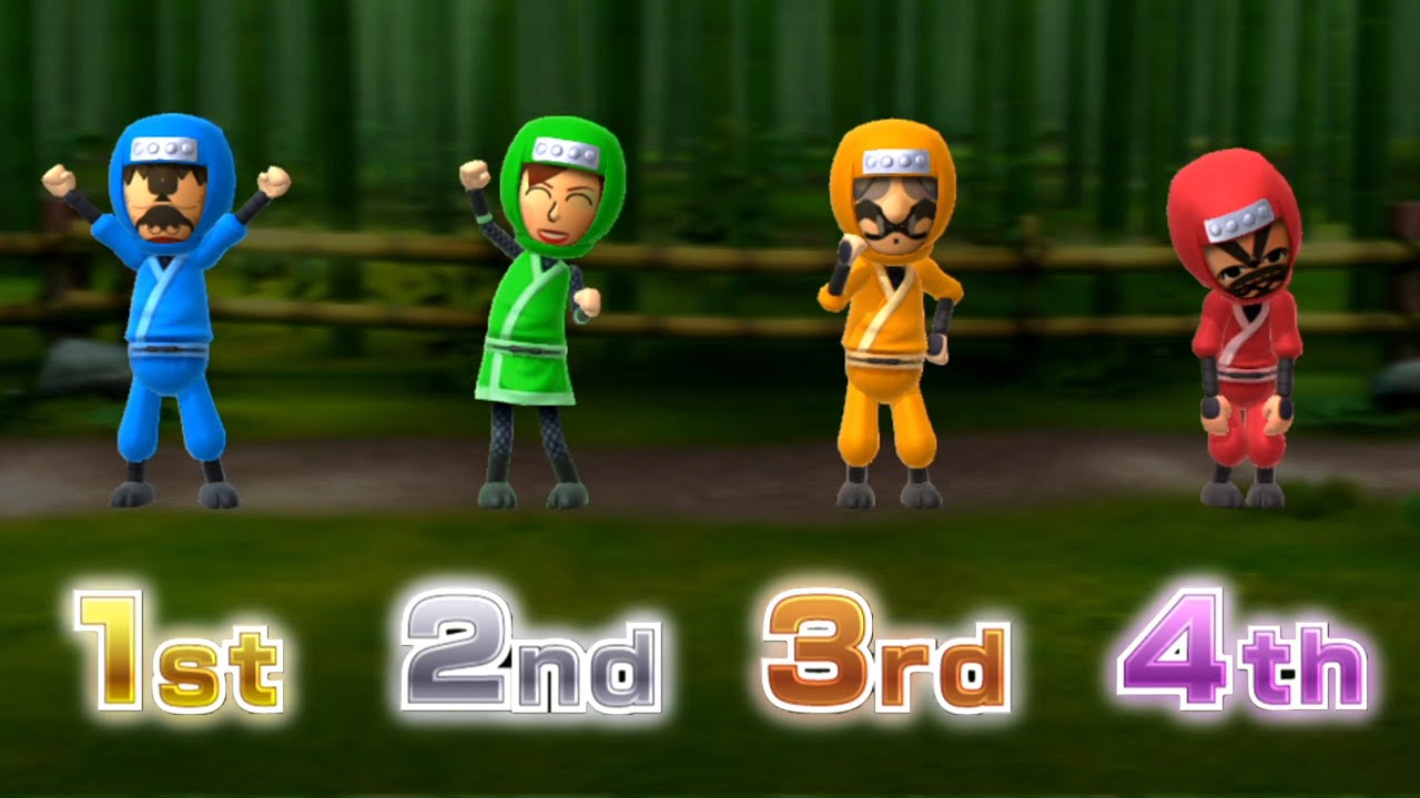 Wii Party U Minigames Dojo Domination Venom Gameplay