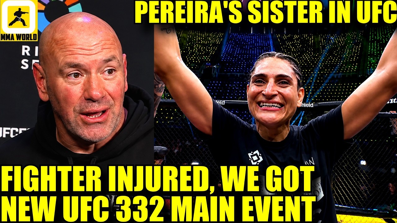 UFC 332 MAIN EVENT FIGHT OFF + Alex Pereira's SISTER IN UFC!? + Anthoy Smith Returns + Ali on Ariel