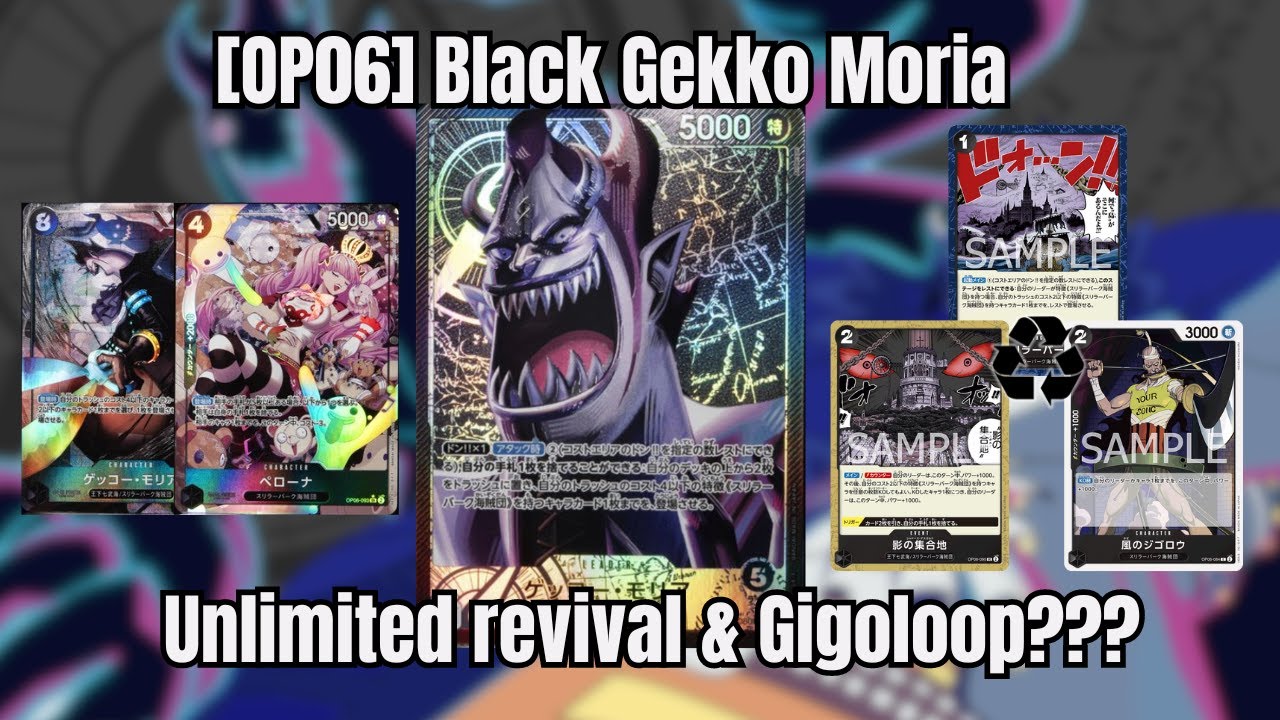 [OP06] New Black Gecko Moria Deck Profile + Discussion! [One Piece TCG]
