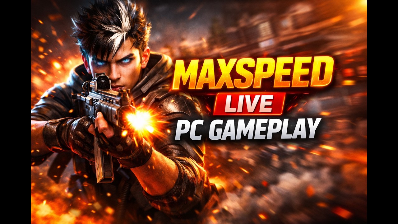 🔴 LIVE NOW – FREE FIRE MAX PC GAME 😱Welcome to MXSPEED GAMING     Support Me Please 🔥
