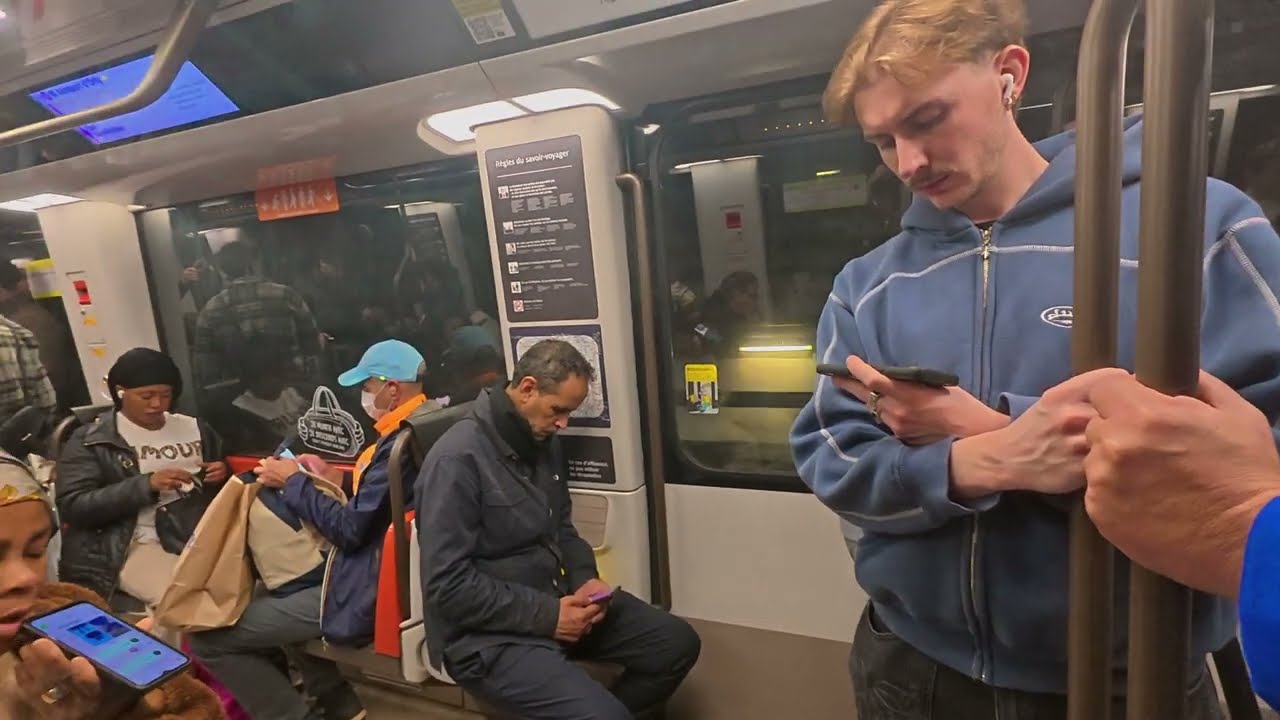Parisian subway Chatelet to Gare de Bercy Line 14