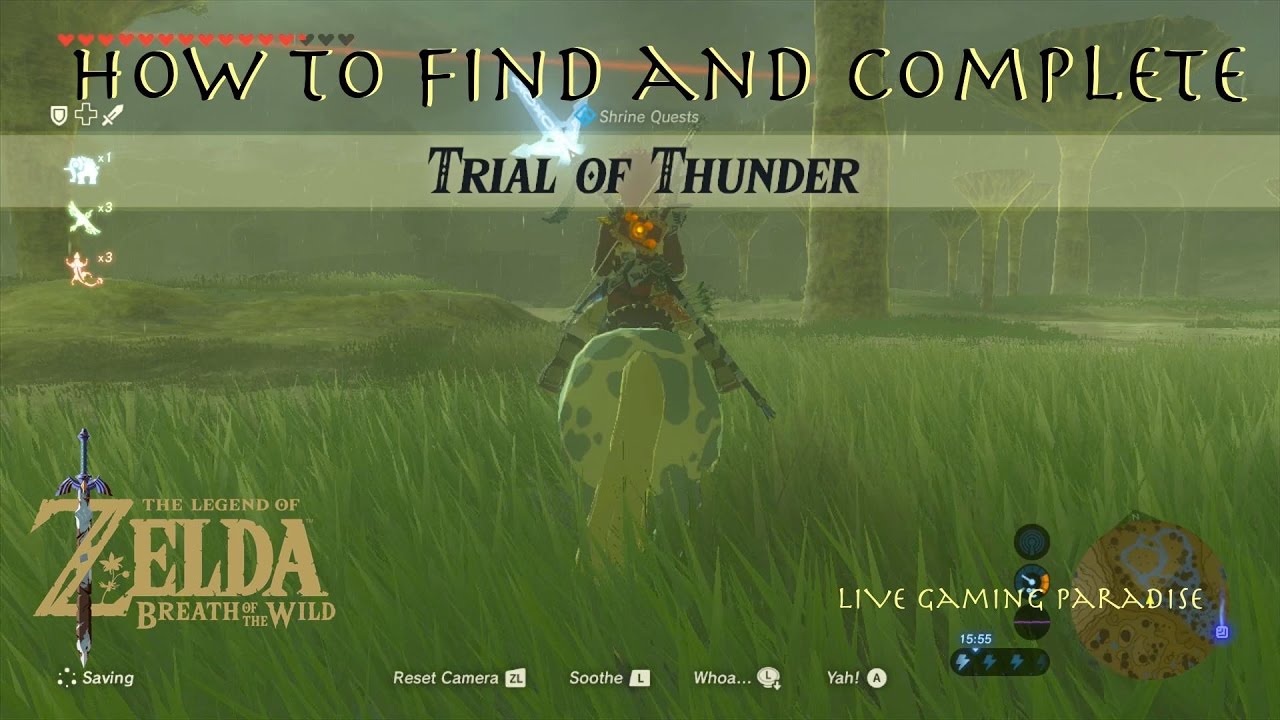 Breath of the Wild - Trial of Thunder Location and Guide