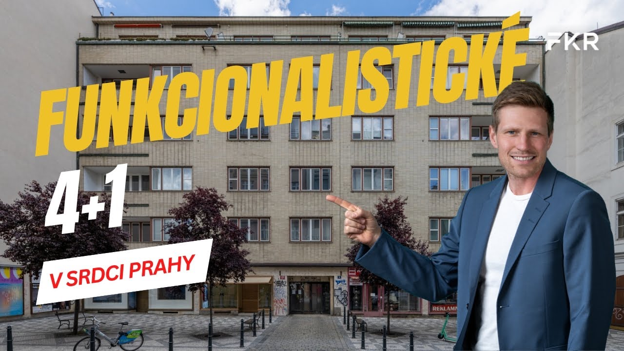 Funkcionalistick&yacute; byt 4+1 v centru Prahy - Filip Kr&aacute;l reality