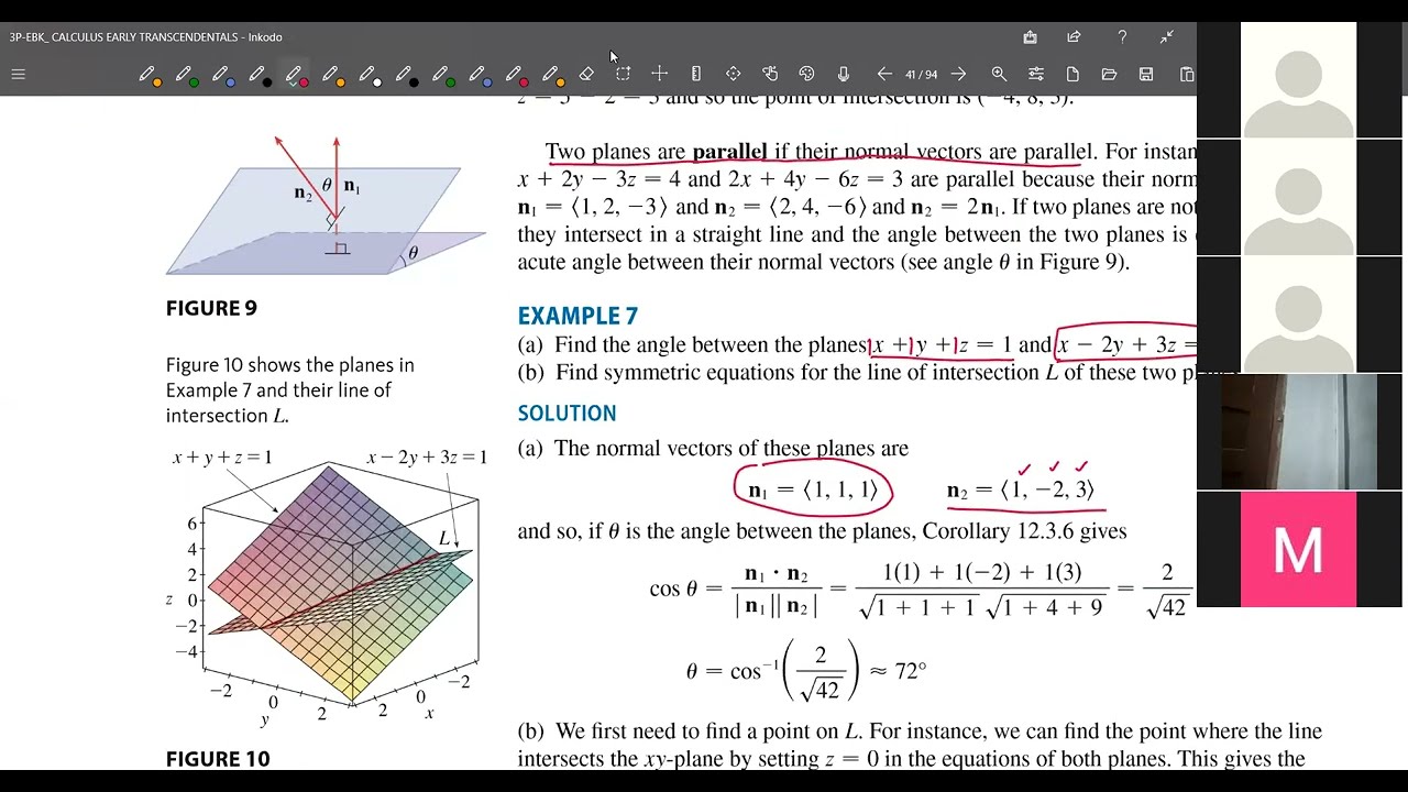 12. More about line and plane | Suppose Math with Akhtar Abbas