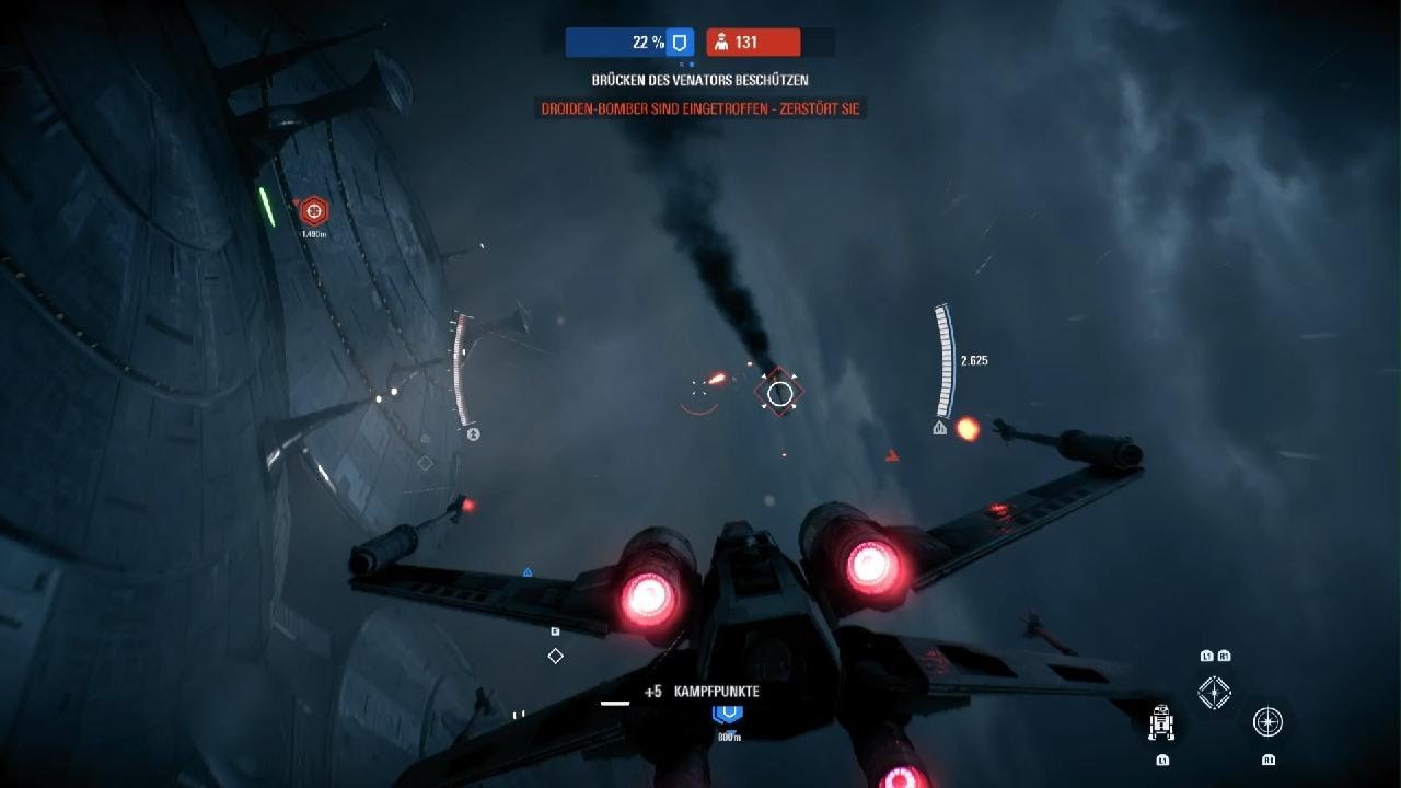 STAR WARS Battlefront 2: Starfighter Assault (Gameplay No Comment)