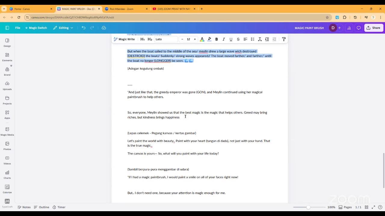 ZOOM PRIVAT WITH NAYLA PART 2