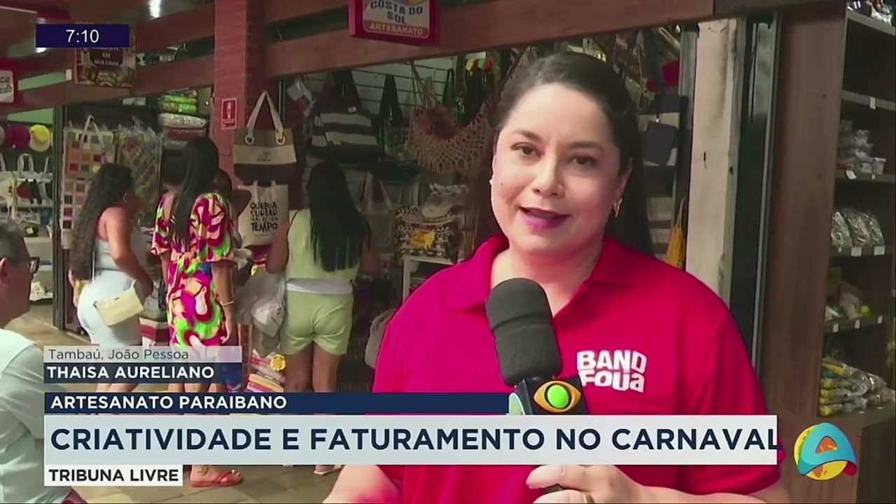 Tribuna Livre - Artesanato paraibano une criatividade e impulsiona faturamento no Carnaval