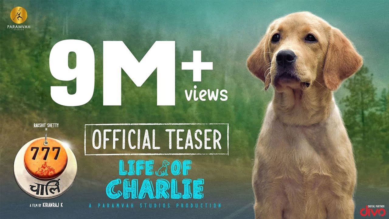 777 Charlie Official Teaser (Hindi) | Rakshit Shetty | Kiranraj K | Nobin Paul | Paramvah Studios