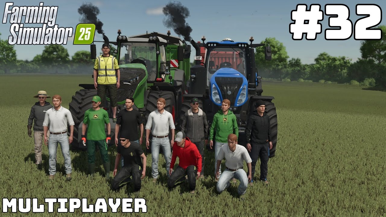 🌿SILAGE HARVEST WITH FORAGE WAGONS | SAXLINGHAM | Farming Simulator 25 Multiplayer | Episode 32
