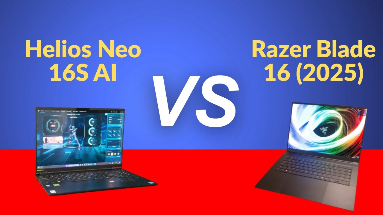 Падение Razer? Predator Helios Neo 16S AI может быть лучше! (Сравнение 2025 года)