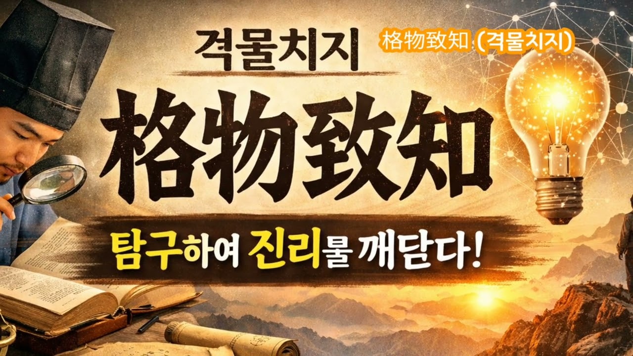 사물의 이치를 규명하여 자기의 지식을 확고하게 함을 비유하는 사자성어는 무엇일까요?