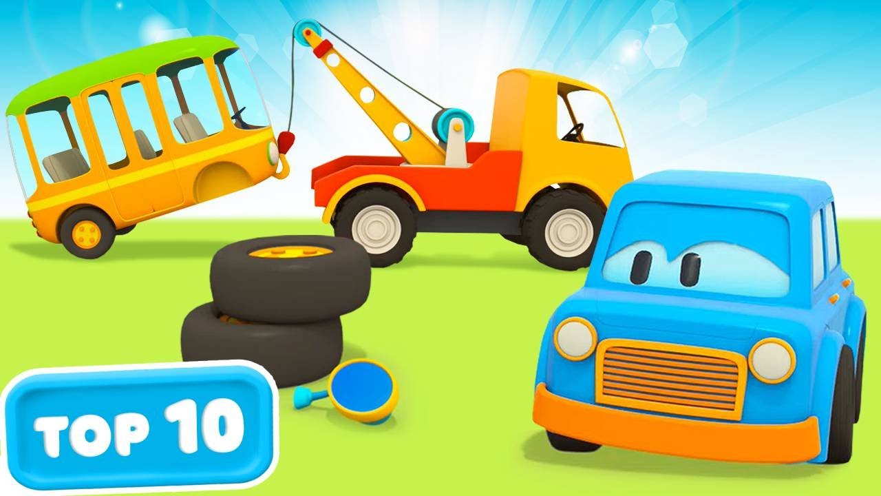 Schlaue Autos TOP-10 Cartoons. Clever Cars auf Deutsch. Zeichentrickfilme als Kompilation