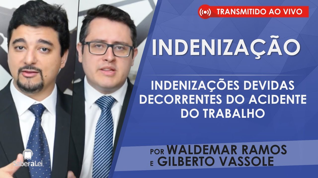Indeniza&ccedil;&otilde;es devidas decorrentes do acidente do trabalho