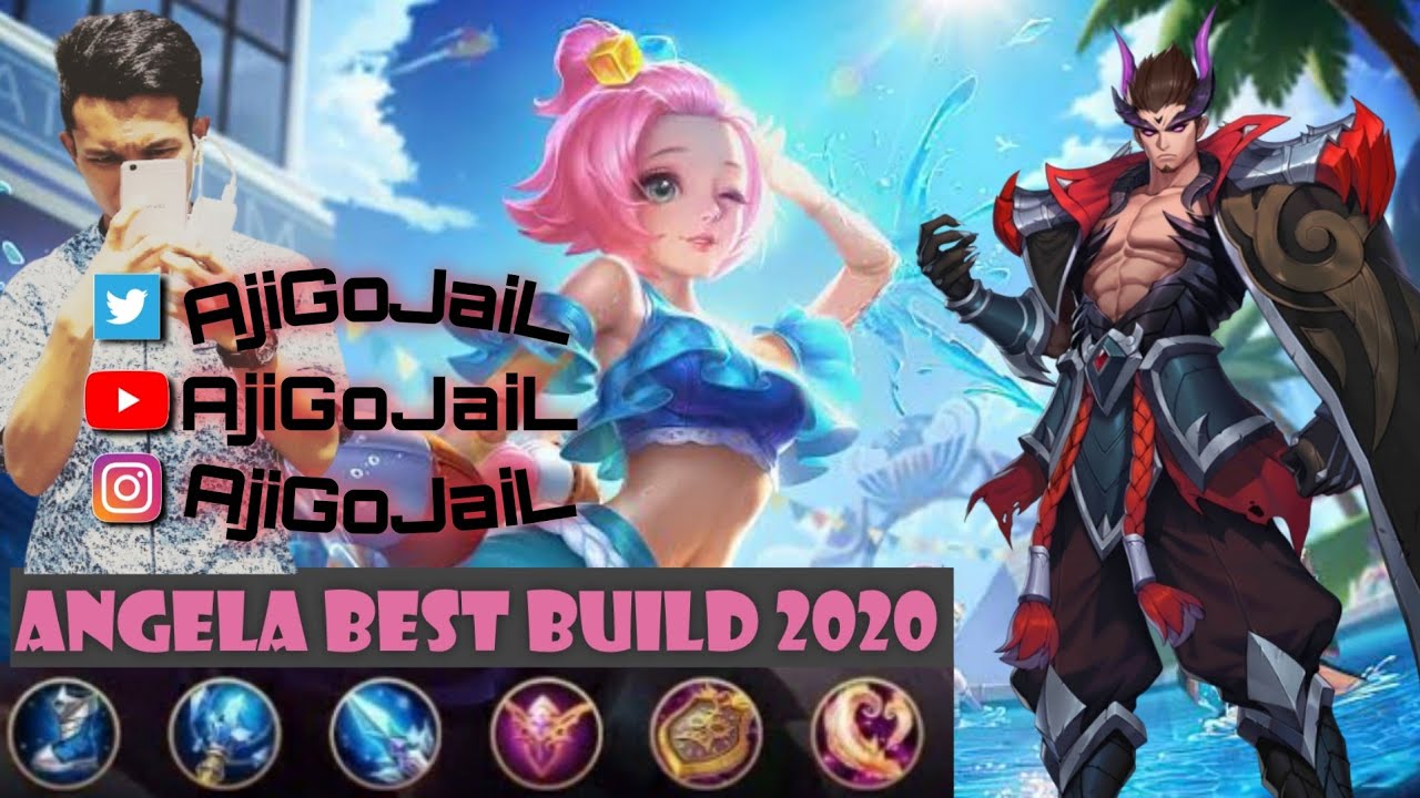 ANGELA BEST BUILD 2020 TERSAKIT || Angela Combo Yu Zhong Mobile Legends Gameplay ||