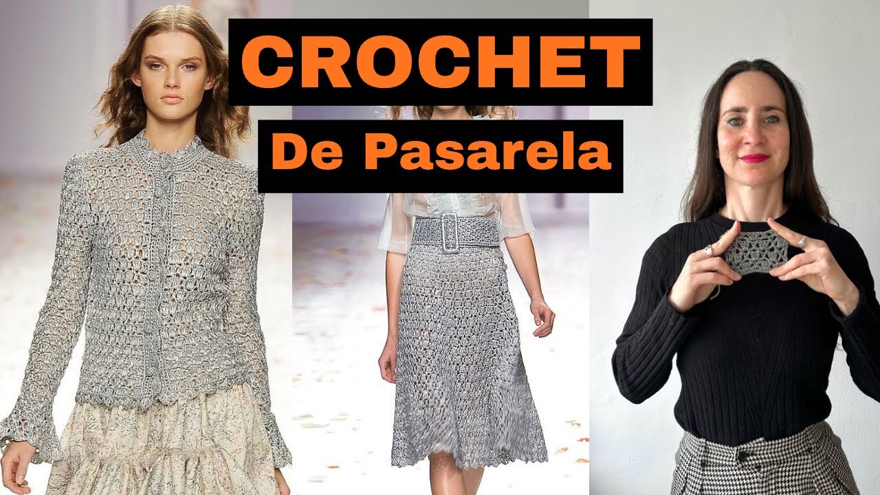 Crochet Runway: patrón de puntos de Luisa Beccaria 2009 pattern stitches