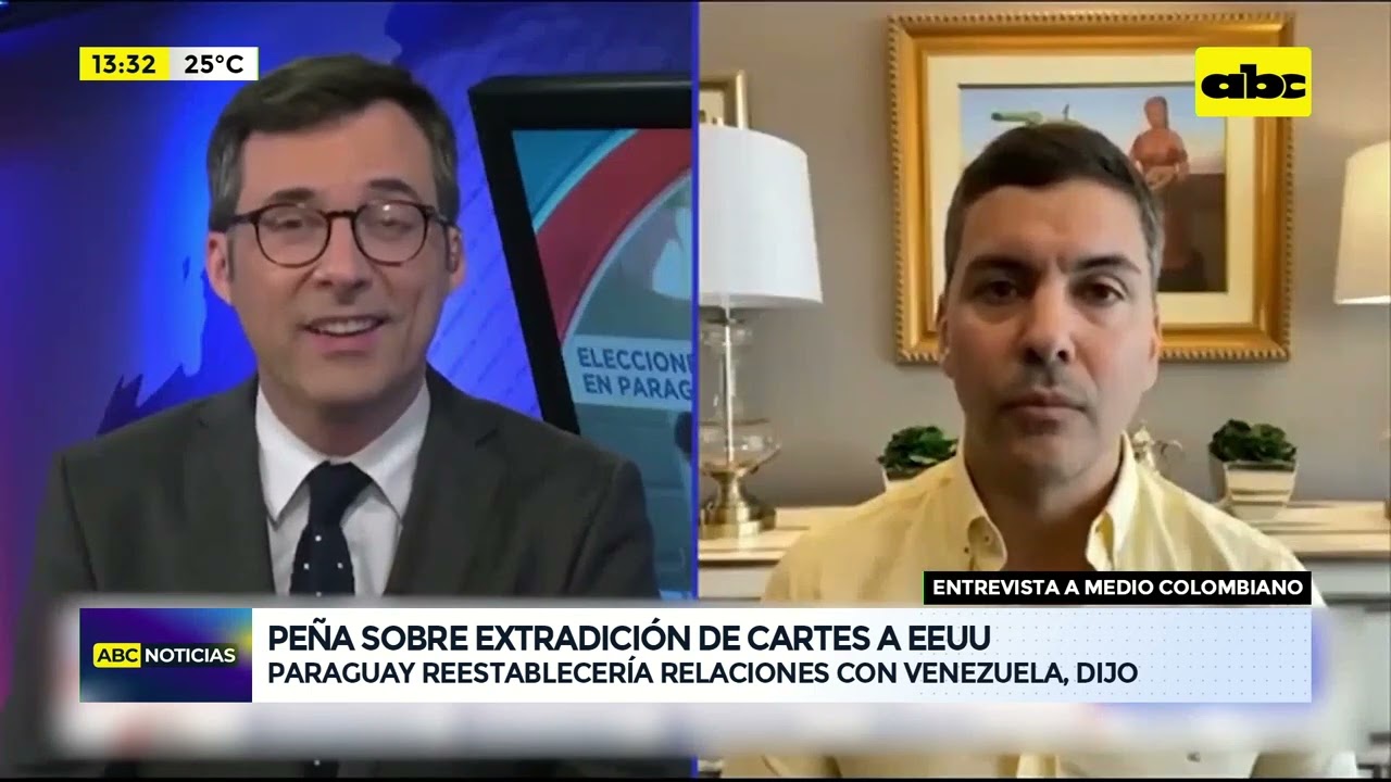 Santiago Peña sobre extradición de Cartes a EE.UU.