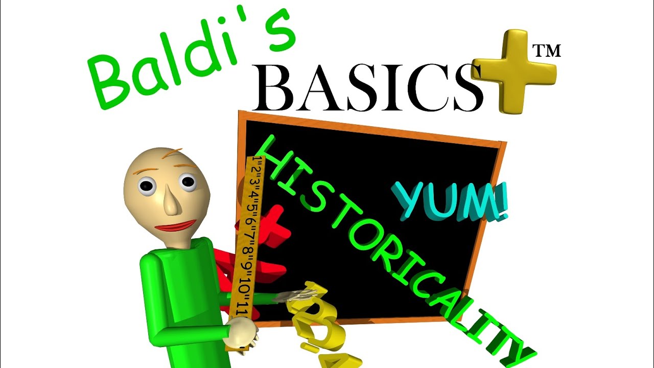 Baldi basics plus broken ruler event (sfx loud warning) with music event
