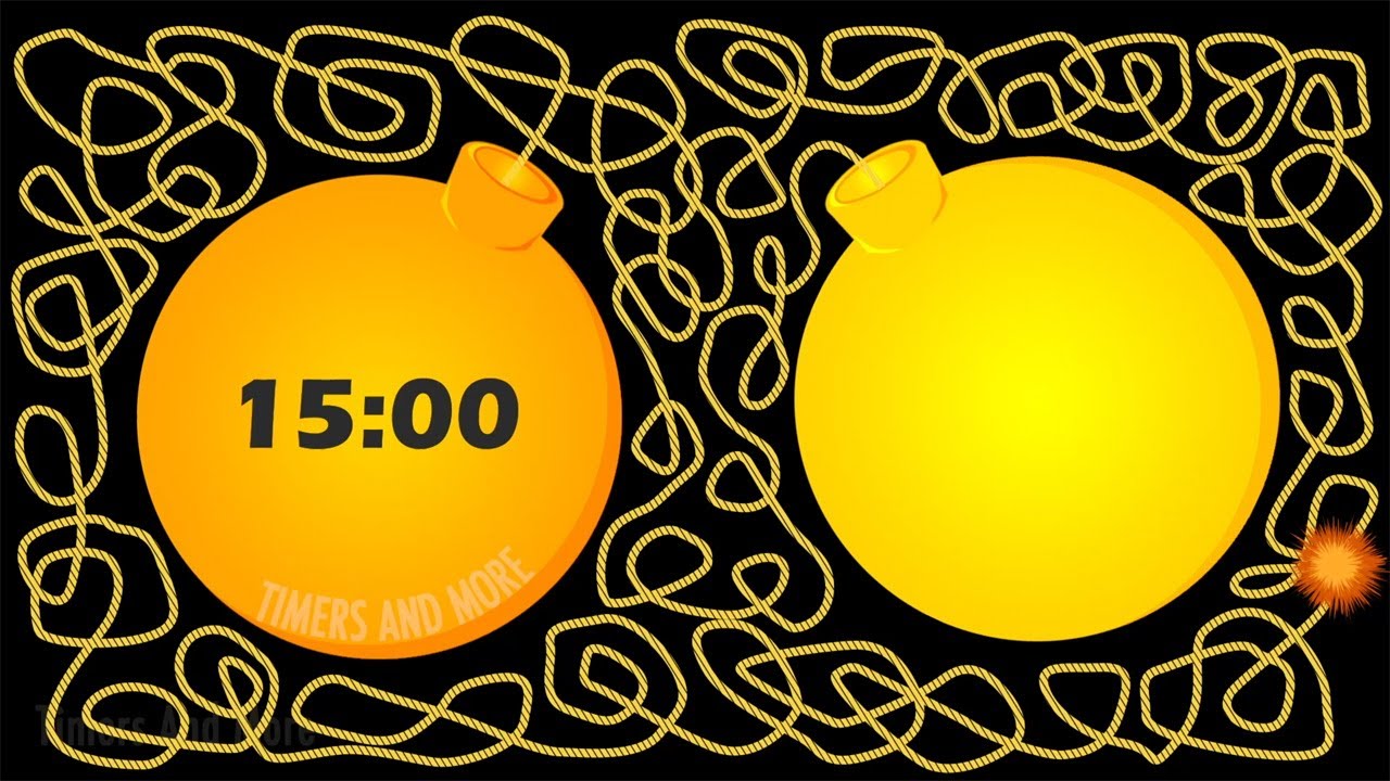 15 Minute Timer Bomb | 💣  Giant Explosion 💥