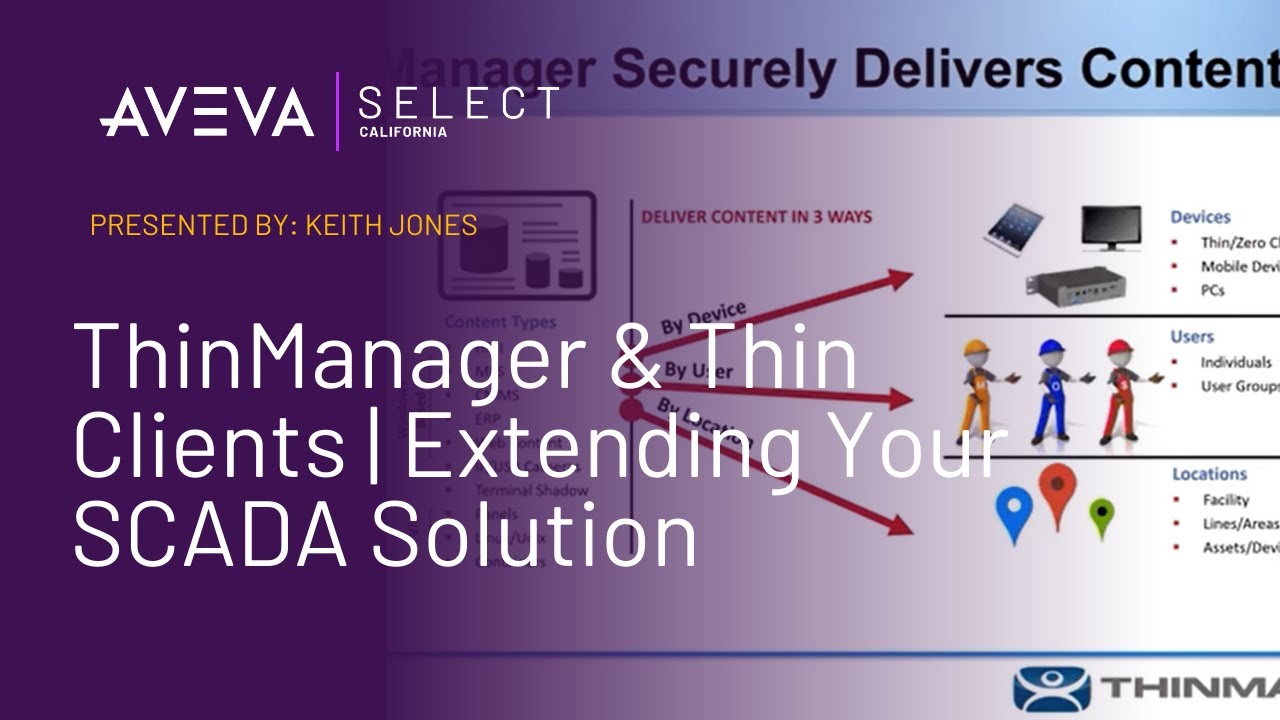 ThinManager & Thin Clients | Keith Jones | Extending Your SCADA Solution