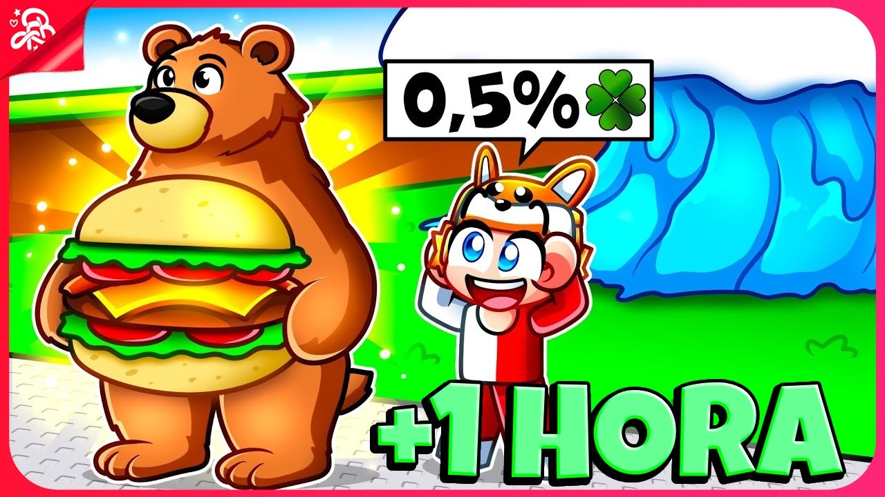 PEGUEI O NOVO PET MAIS RARO DE 0,5% NO TSUNAMI DE BRAINROTS +1 HORA ROBLOX