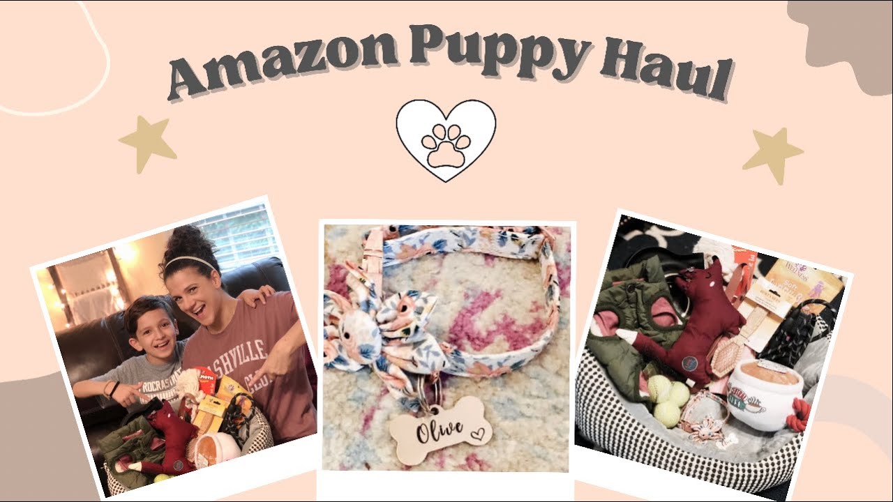 New Puppy Essentials | Amazon Puppy Haul!! #amazonhaul #puppyhaul #newpuppy