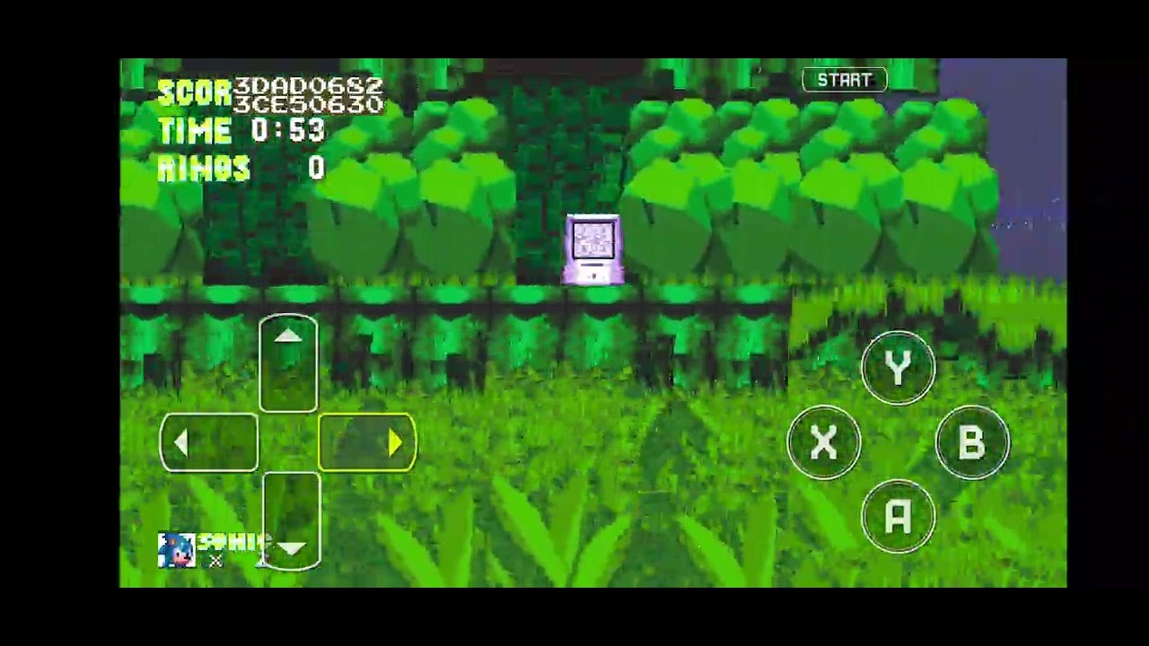 Weird glitch in sonic 3 A.I.R