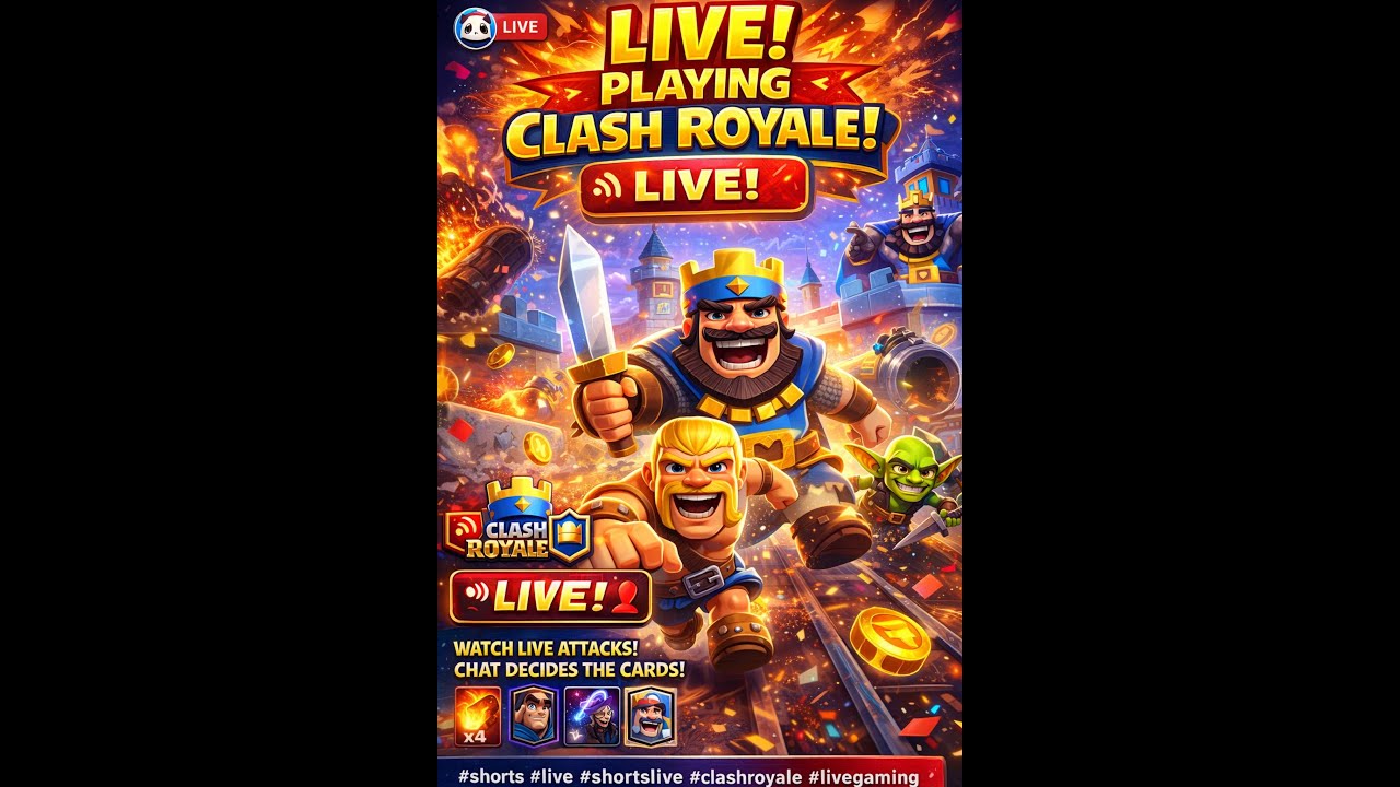 Live Playing Clash Royale 