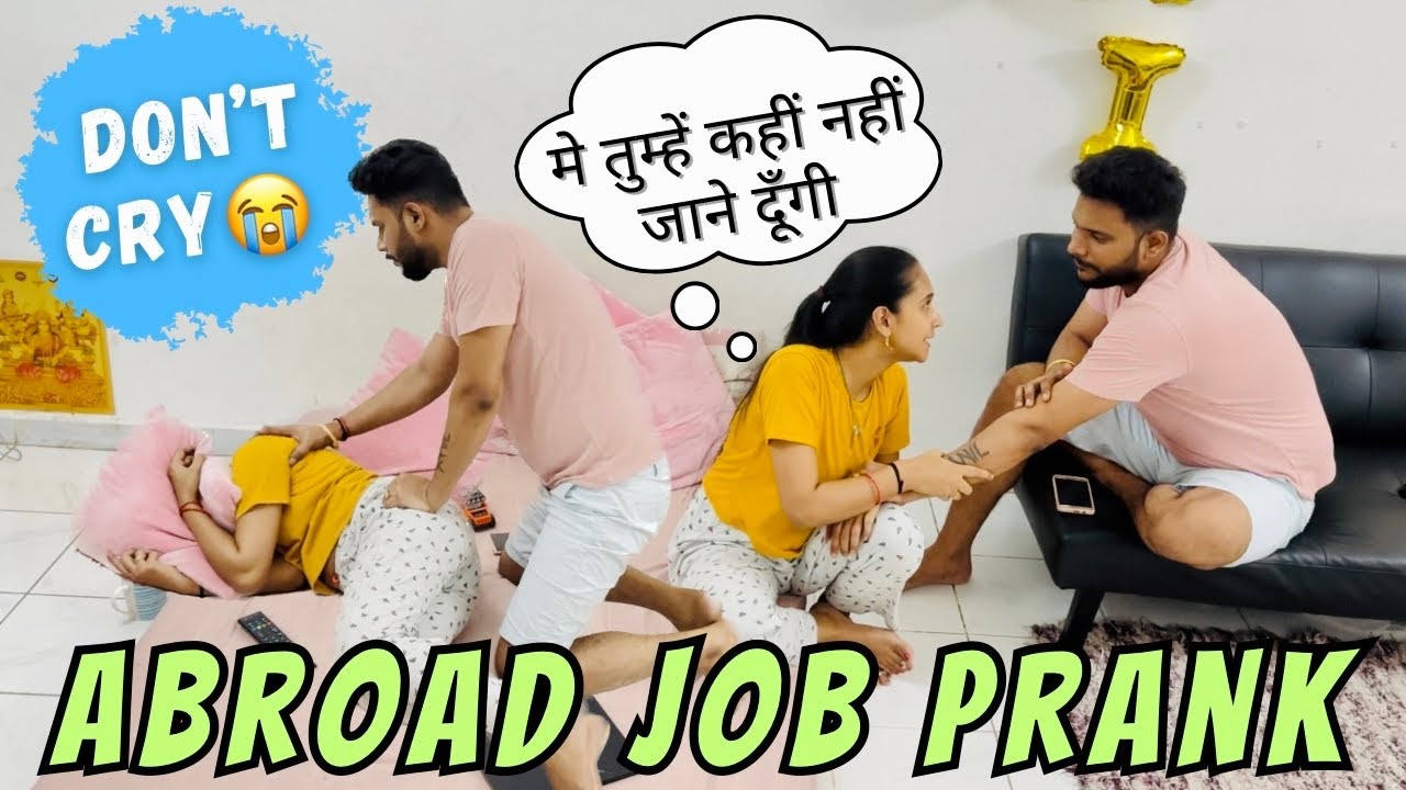 Going Abroad Prank On Wife 🤣 Went Emotional 😱 | Exploring Dubai