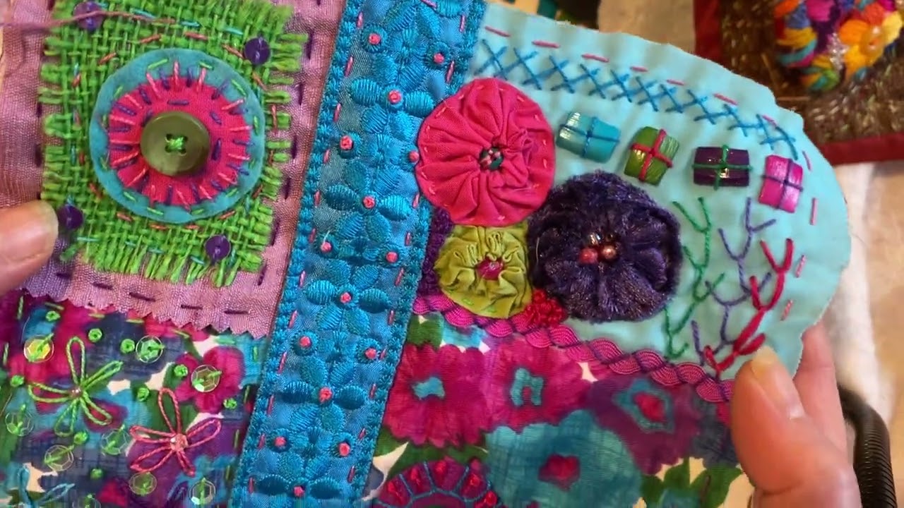 Sharing slow stitched finished pieces 😊