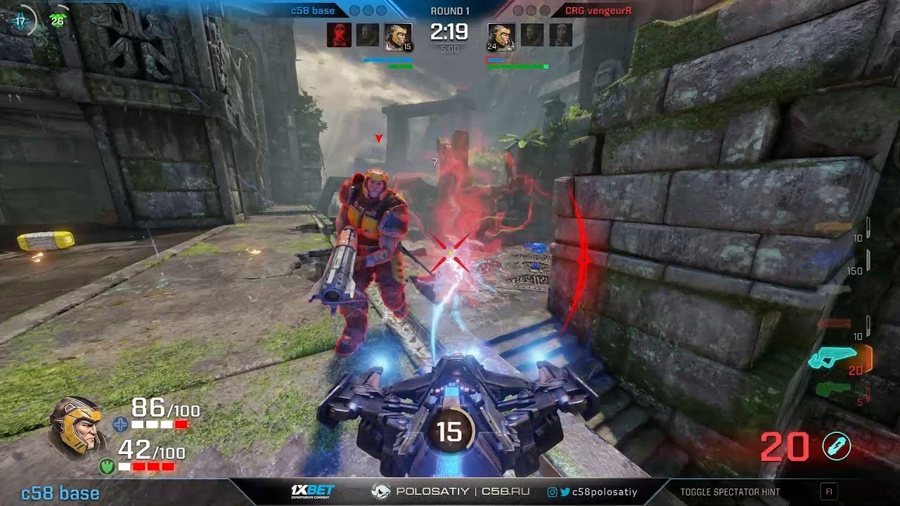 c58-BASE против VengeurR (гранд-финал, Battlefy EU #16) &ndash; Quake Champions