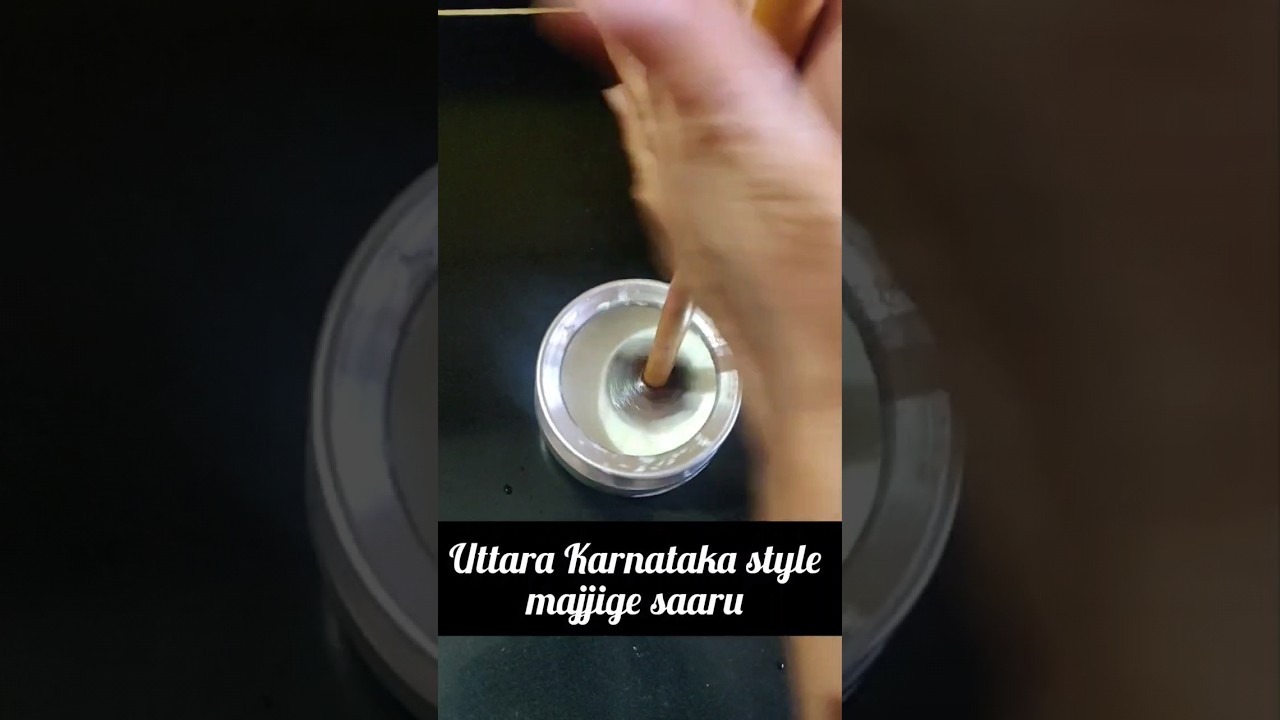 Spicy majjige saaru | Buttermilk sambar | 