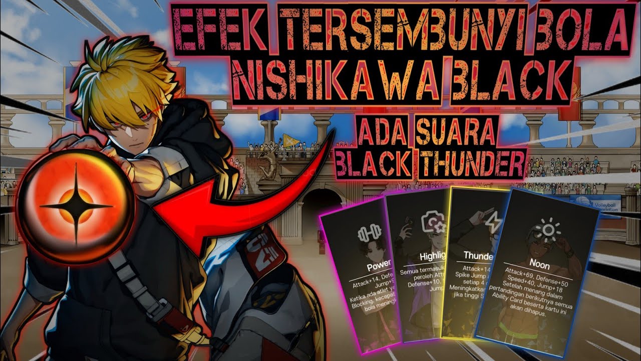 SKIN BOLA NISHIKAWA BLACK INI SANGAT OP‼️ADA SUARA PETIR NISHIKAWA BLACKNYA‼️