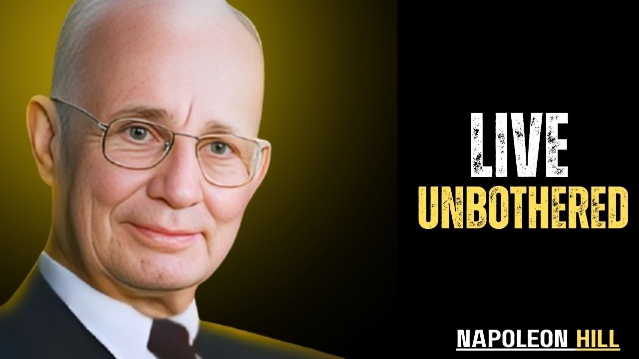 Learn To Act As If Nothing Bothers You - Stay Calm, Stay powerful - Napoleon Hill