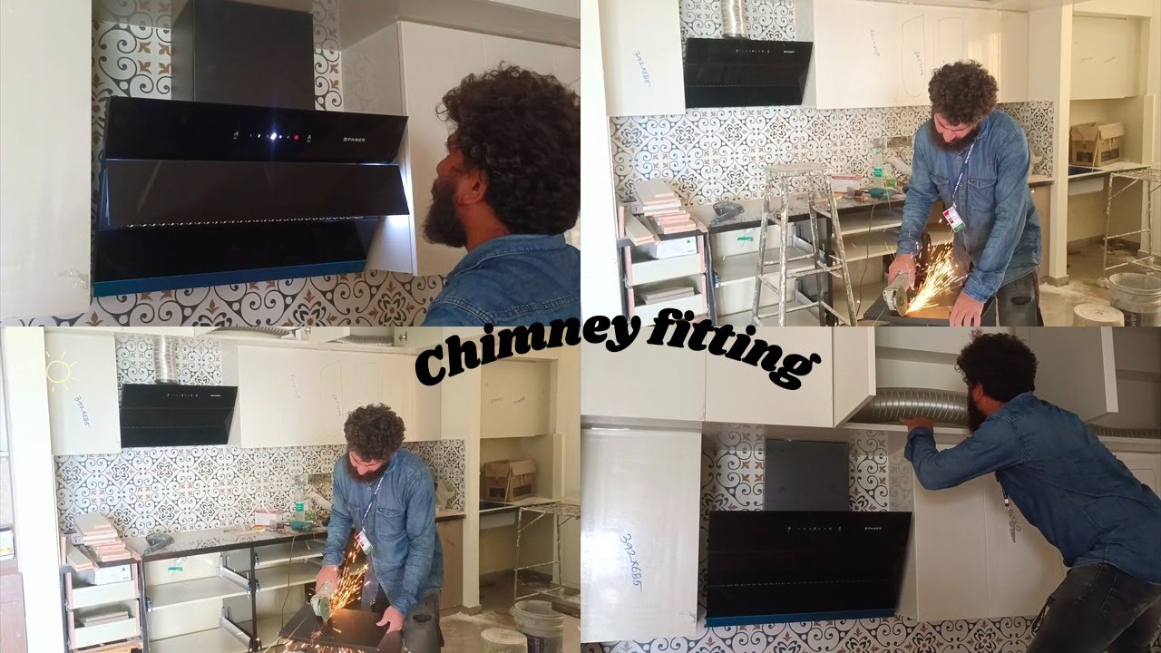 How to fix Faber chimney in 5 minutes installation #kitchen