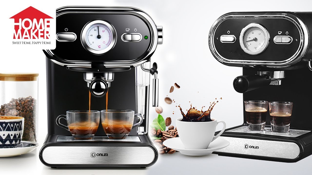 Nostalgic 20 Bar Italian Pump Semi Automatic Espresso and Cappuccino Machine