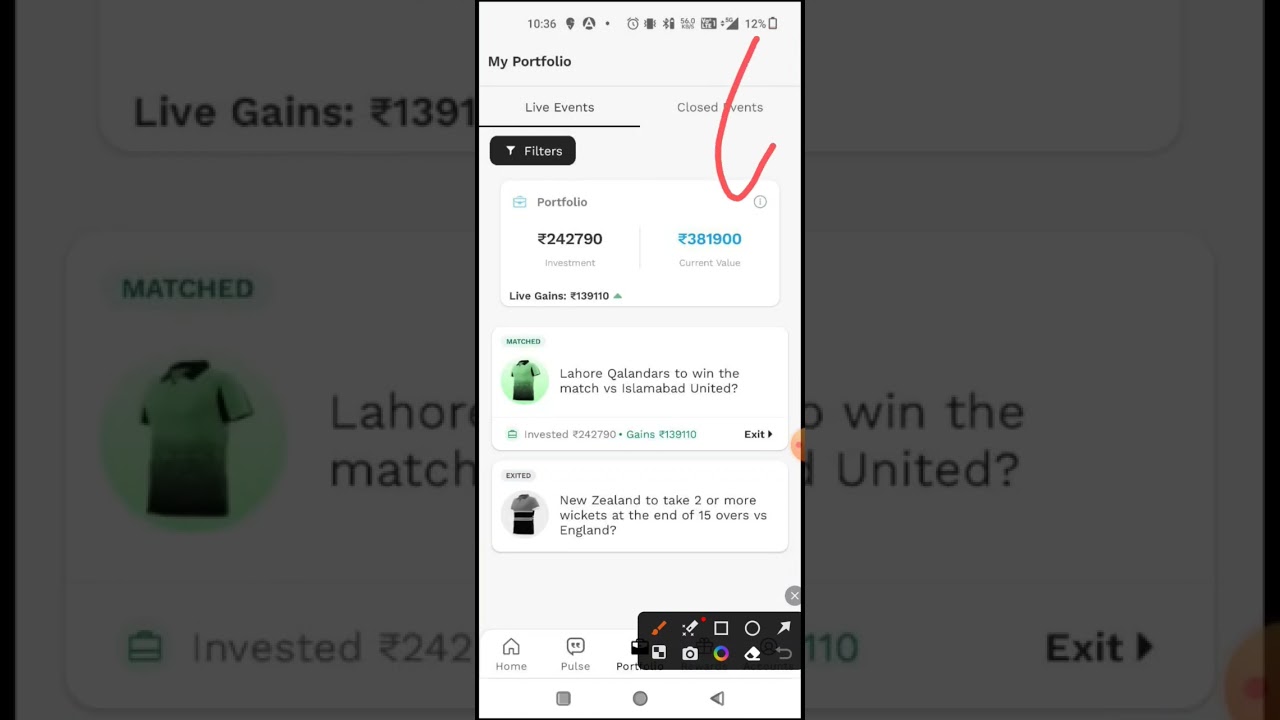 Probo Winning App ll match prediction winning ll #probo #shorts #ipl #ipl2023 #dream11