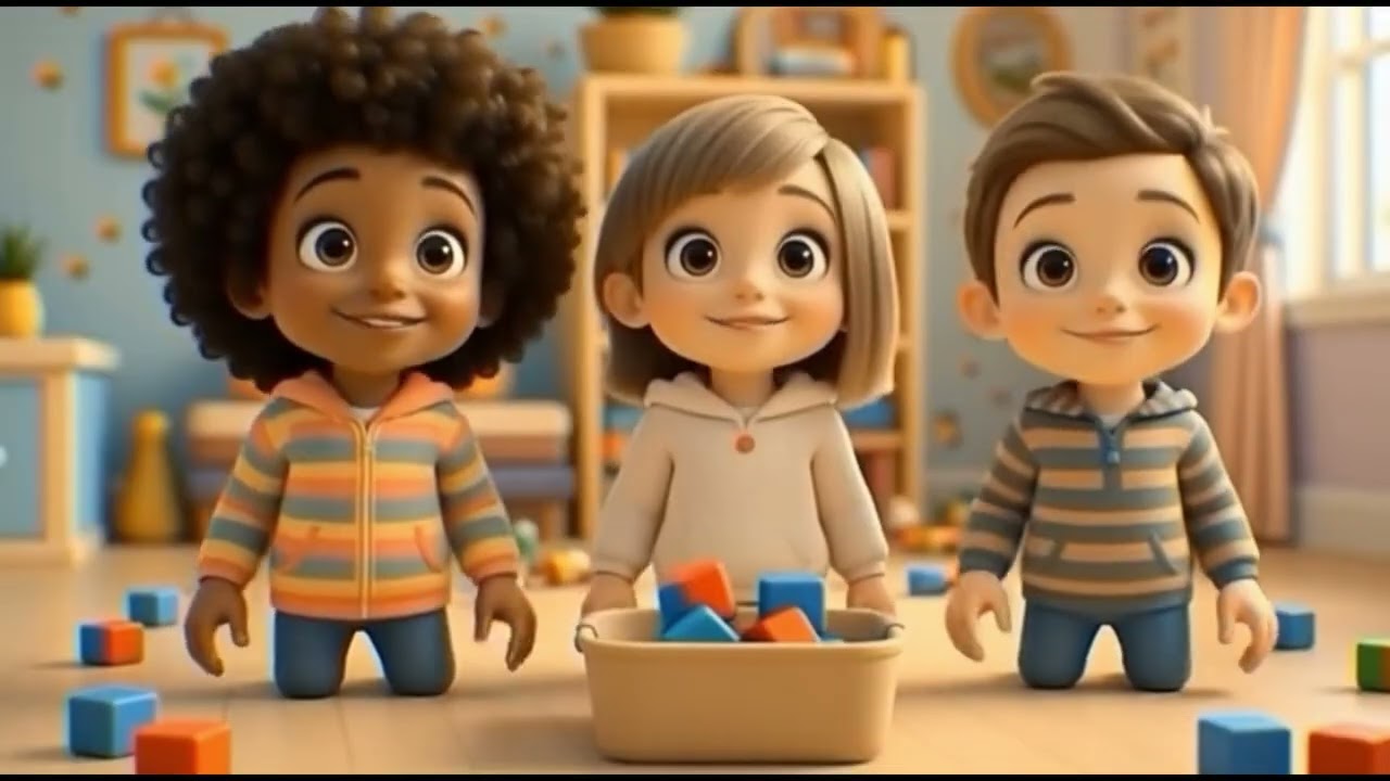 Clean Up Song for Kids | Tidy Up Time Music for Toddlers & Kindergarten