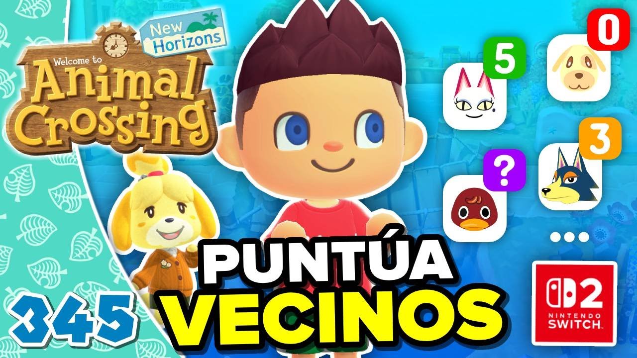 PUNTÚA A MIS VECINOS DE MI ISLA! ANIMAL CROSSING NEW HORIZONS 