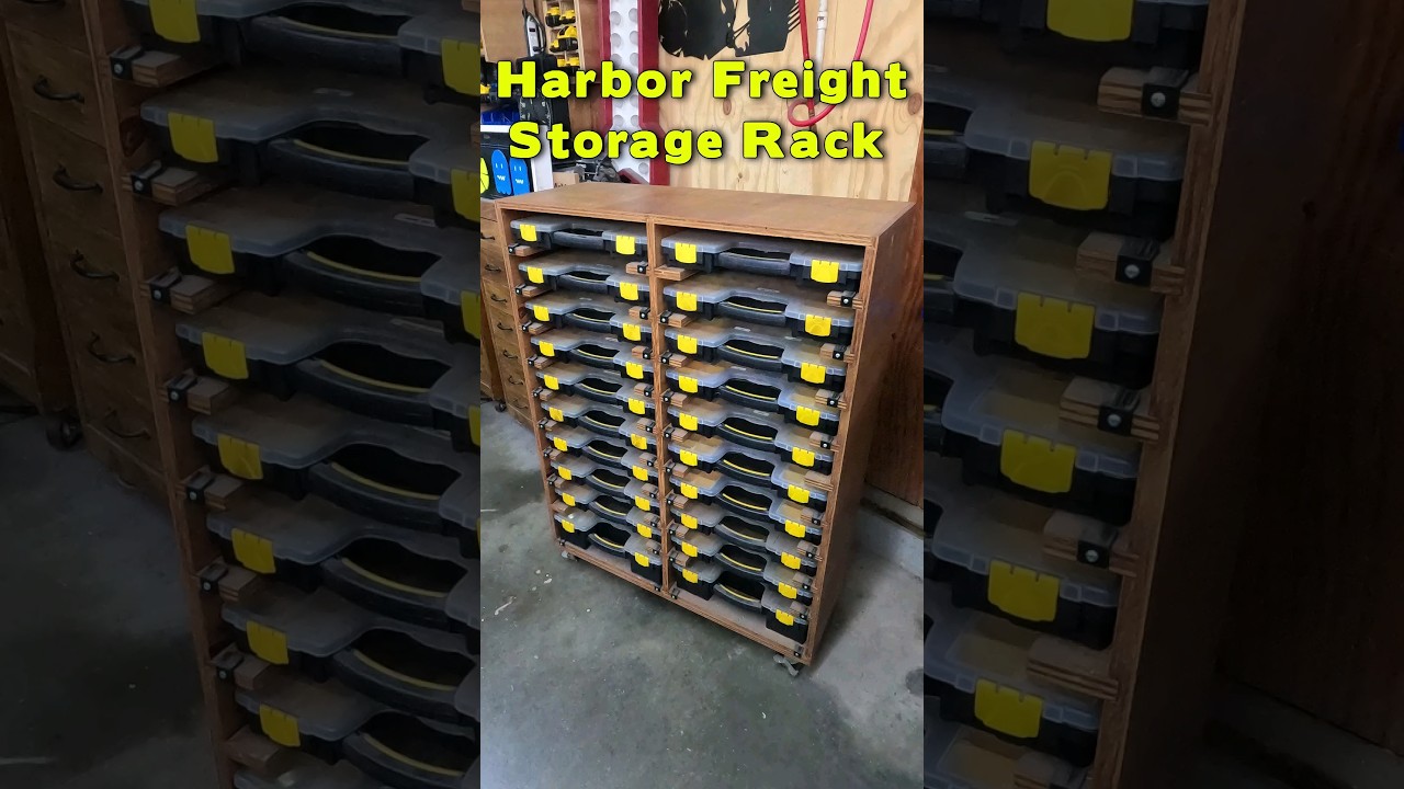 Обновление стеллажей для хранения Harbor Freight