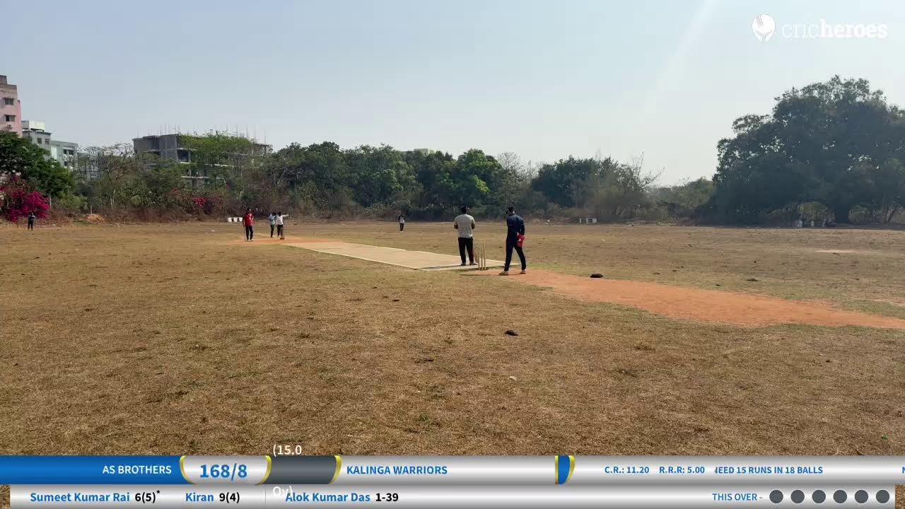 AS BROTHERS vs Kalinga warriors | Live - Bhubaneswar Tsg Ground