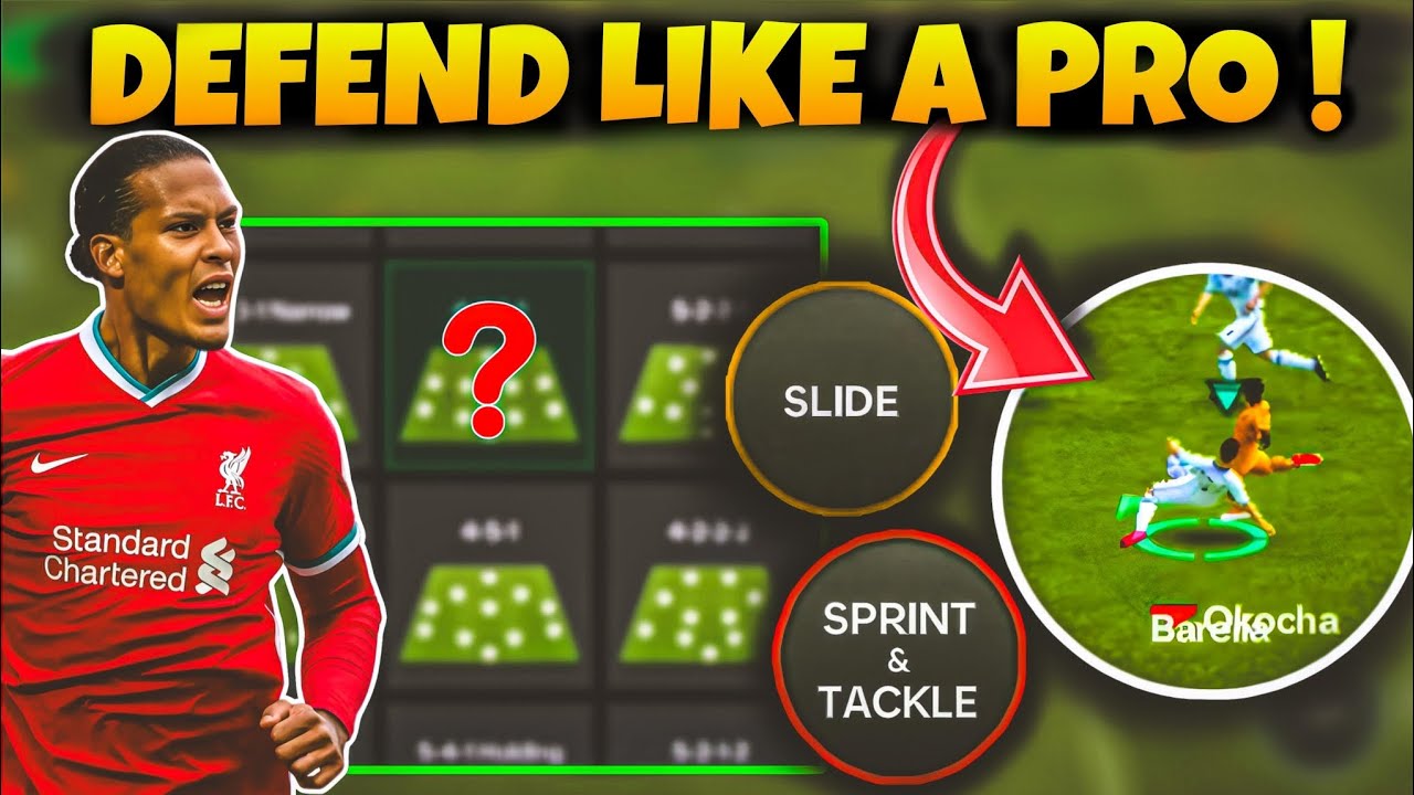 Top 5 Defending Tips You MUST Know in FC Mobile 25!🔥 Defend like a pro 💪⚡#fcmobile #eafc #fifamobile