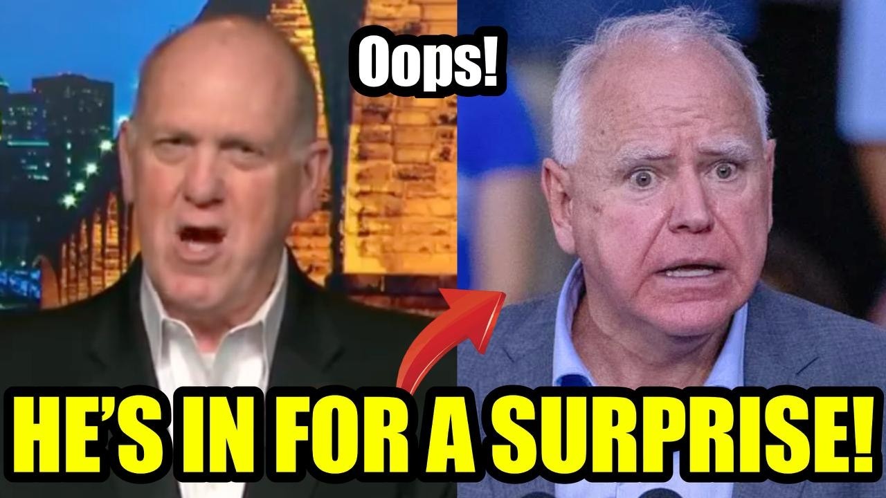 Listen as Tom Homan DESTROYS Tim Walz's Last Hopes with One Brutal Response