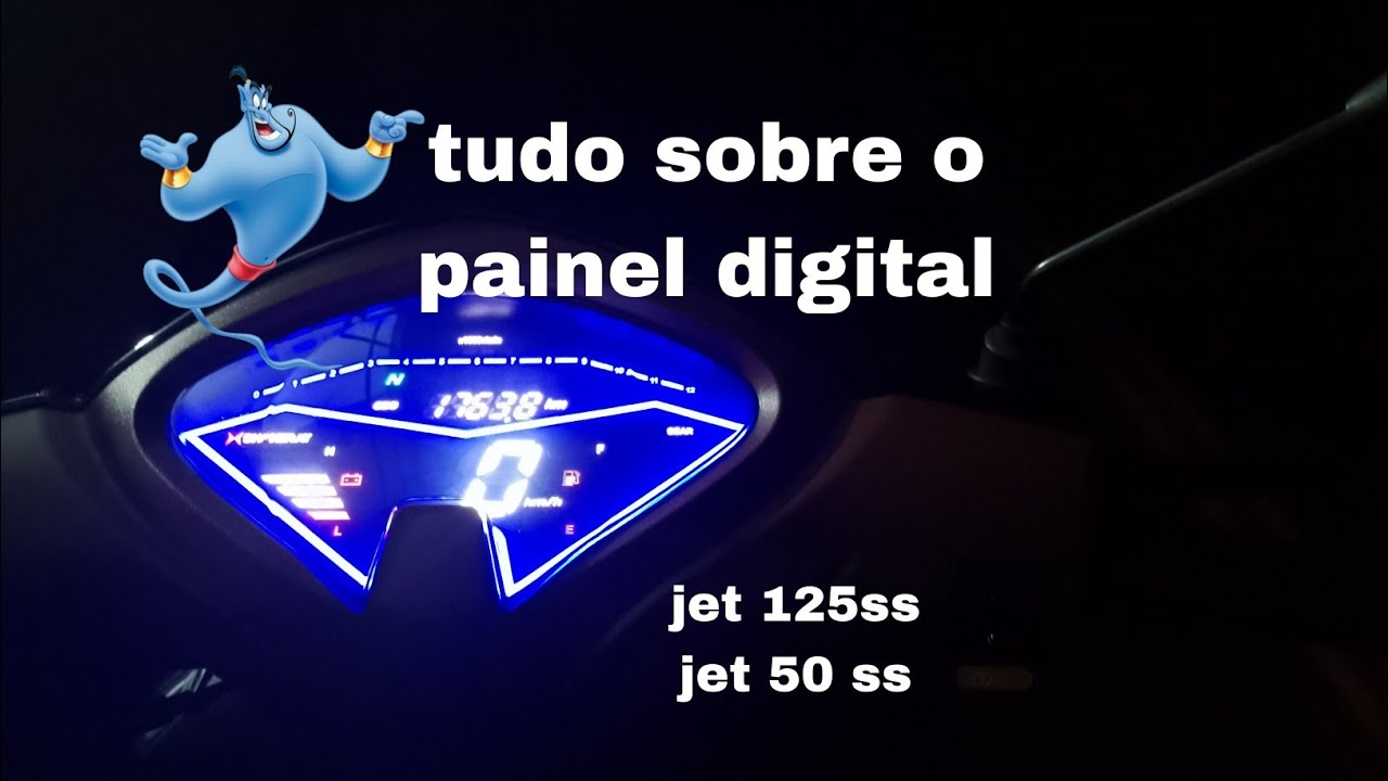 entenda tudo sobre o painel digital da Shineray jet 125ss e 50ss #shineray