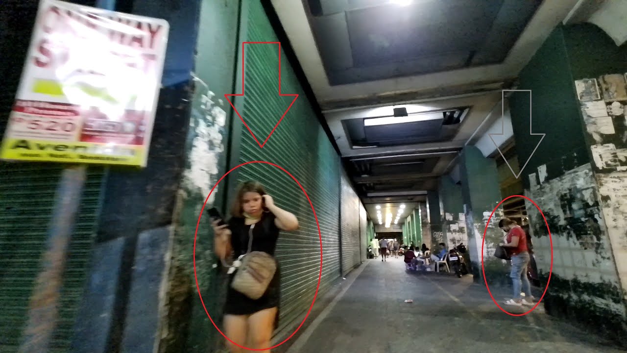 フィリピン マニラ カリエド アヴェニーダ 言わずと知れた 立ちんぼストリート  Manila Avenida 　Philippines manila red light district