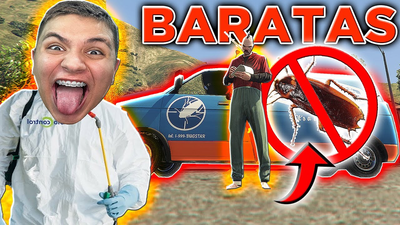 VIREI DEDETIZADOR DE BARATAS no GTA RP 😂 (Paulinho o LOKO)