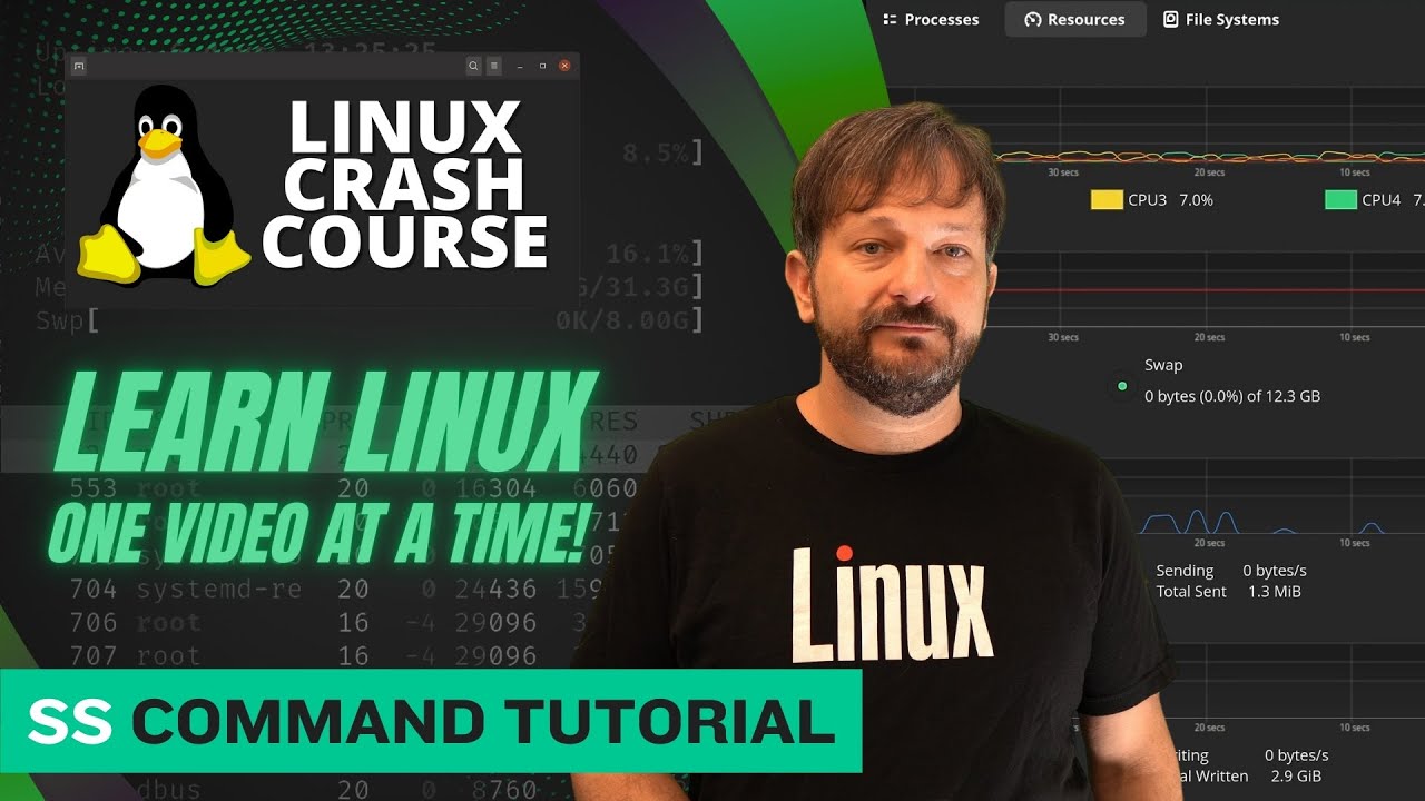 How to Use the ss Command (Linux Crash Course Series)