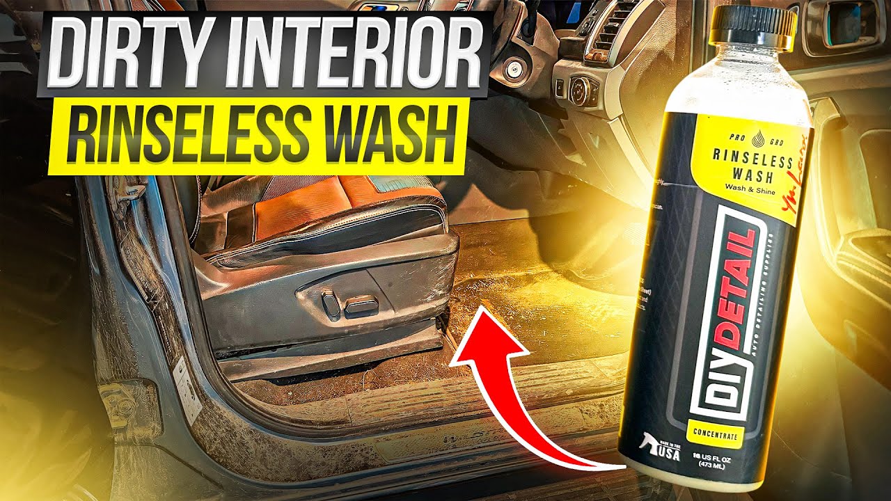 The ULTIMATE Guide To Cleaning DIRTY Interiors With DIY Detail Rinseless Wash