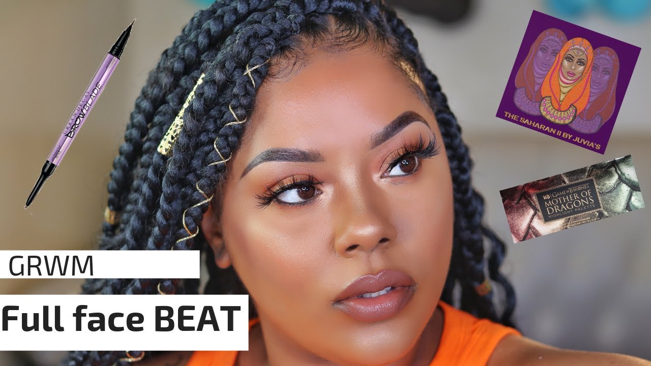 GRWM | Simple halo eye | Juvia’s place | UD Brow Blade