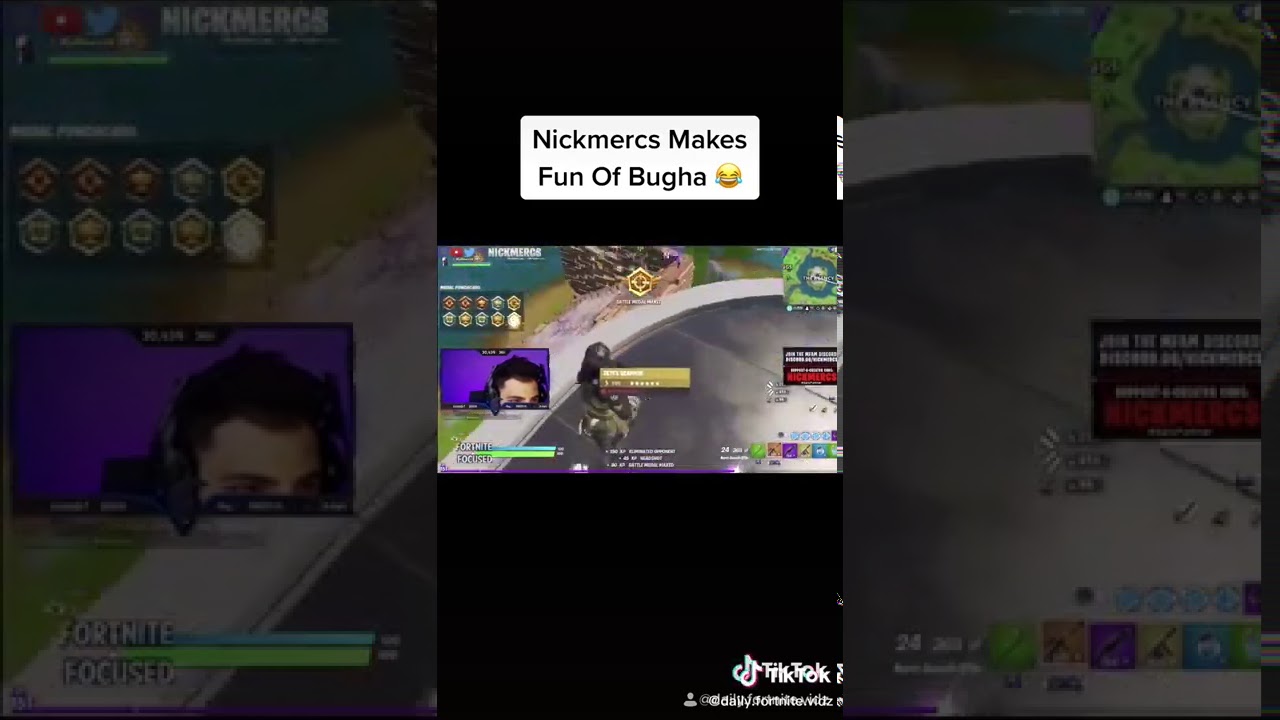 Nickmercs makes fun of Bugha for being a Aim-assist cry baby